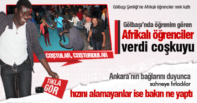 Afrikalı Öğrenciler Şenliğe Renk Kattı