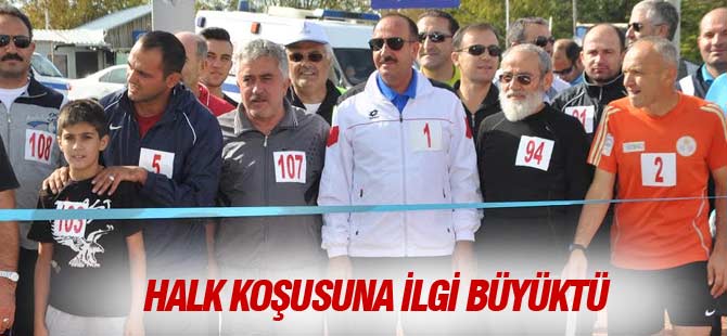 Halk Koşusuna İlgi Büyüktü