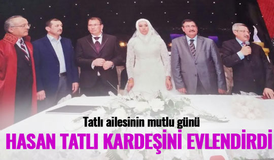 Halil Tatlı dünyaevine girdi