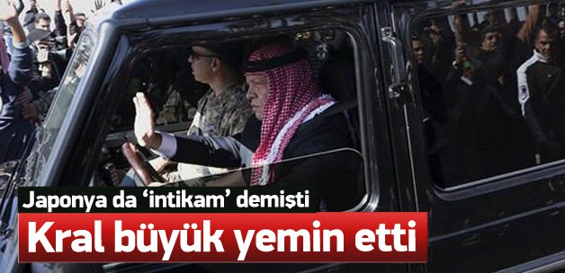 Ürdün Kralı'ndan IŞİD'i vuracağız yemini