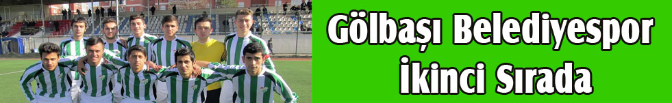 Gölbaşı Belediyespor İkinci Sırada