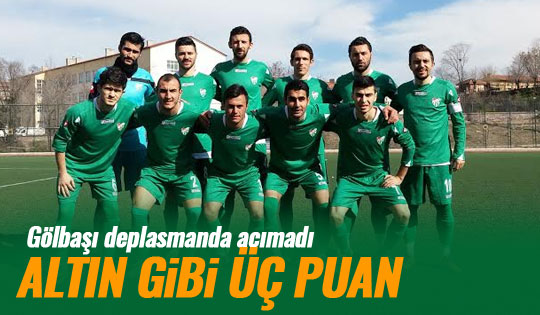 Gölbaşı spor deplasmandan üç puanla döndü