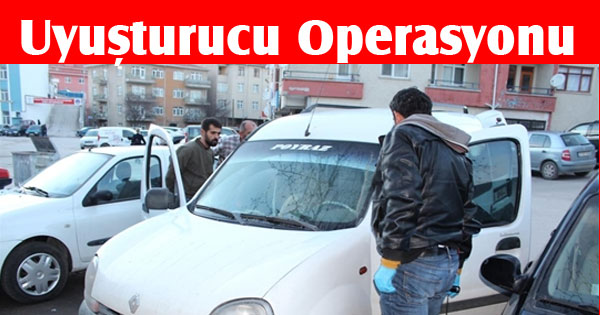 Gölbaşı'nda uyuşturucu operasyonu