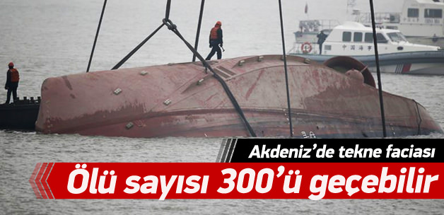 Akdeniz'de göçmen teknesi battı