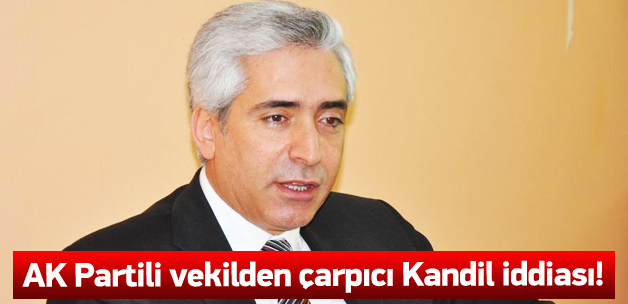 AK Partili vekilden çarpıcı Kandil iddiası!