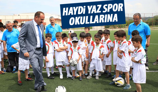 Yaz Spor okulu açıldı