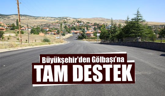 Büyükşehir Belediyesi’nden   Gölbaşı’na Büyük Destek