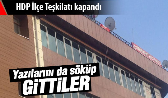 HDP Gölbaşı İlçe Başkanlığı kapandı