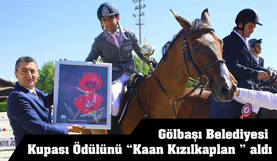 Gölbaşı Belediyesi Kupası Ödülünü “Kaan Kızılkaplan ” aldı