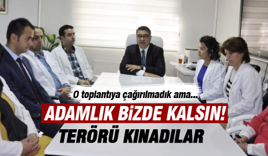 Hastanelere yönelik terör saldırıları kınandı