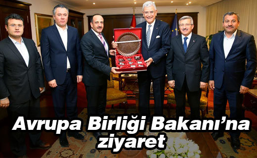 Avrupa Birliği Bakanı’na ziyaret