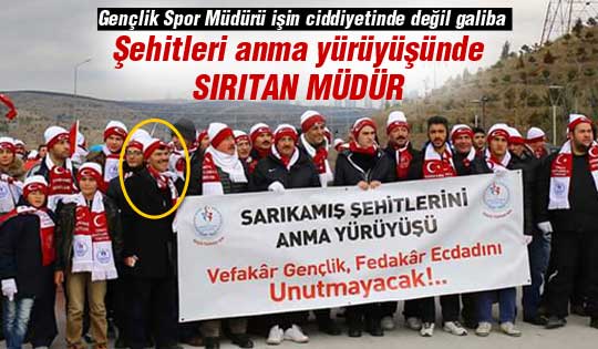 İrfan Özüdoğru şehitler programında sırıttı