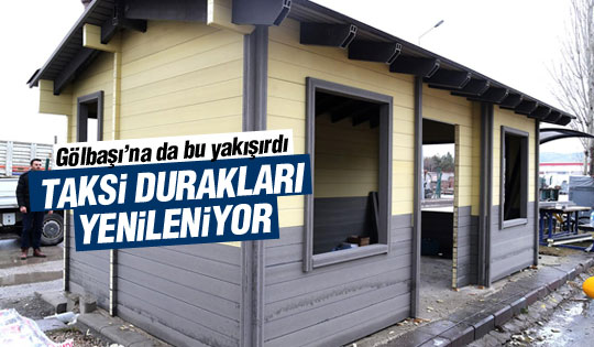 Gölbaşı’nda Taksi Durukları Yenileniyor