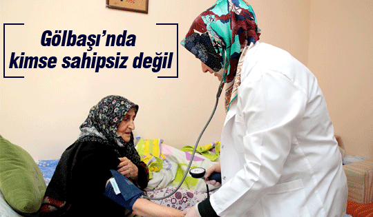 Gölbaşı Belediyesi’nden Evde Bakım Hizmeti