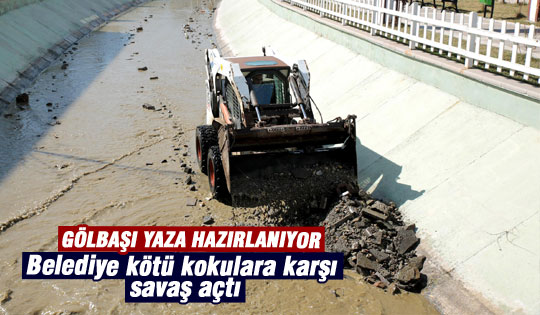 Su kanalları temizleniyor