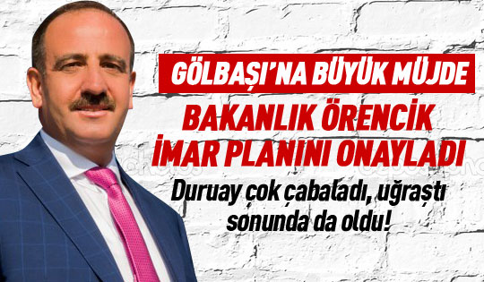 Örencik İmar Planında mutlu son