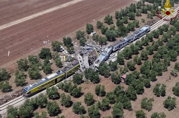 İtalya'da tren kazası: En az 10 ölü ve onlarca yaralı