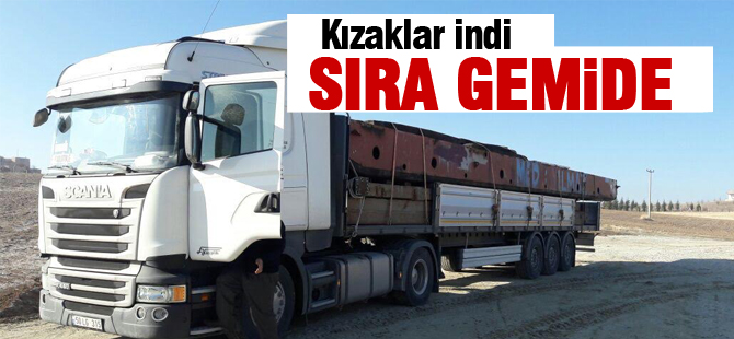 Gemileri suya indirecek kızaklar geldi