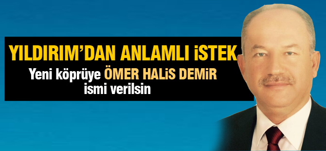 Ahmet Yıldırım'dan  anlamlı istek