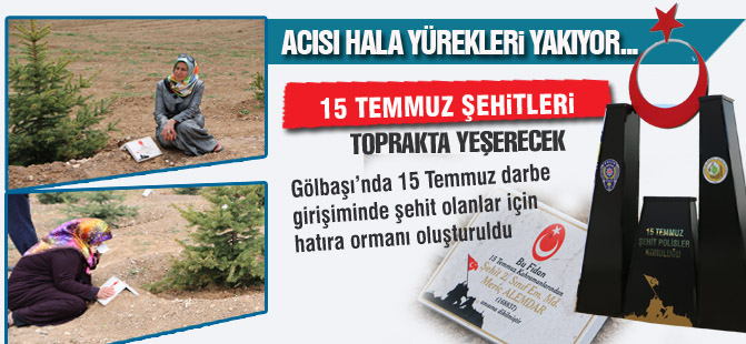 Polis Akademisi kampüsüne 15 Temmuz Şehitliği Hatıra Ormanı