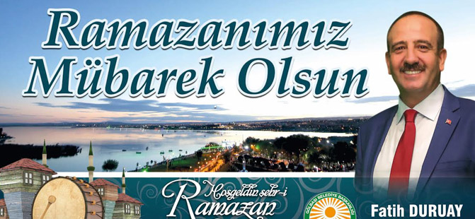 Duruay'dan Ramazan ayı mesajı