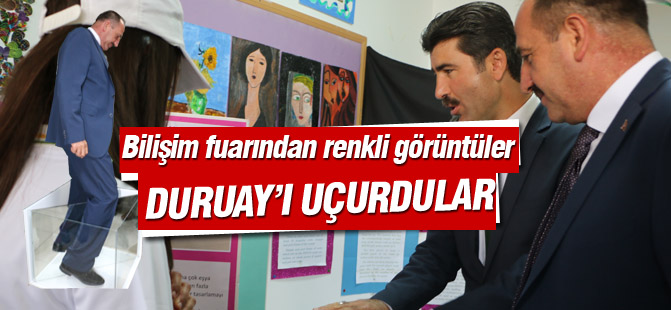 Duruay, Bilim Fuarına katıldı