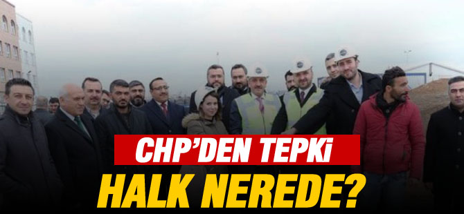 CHP'ten tepki