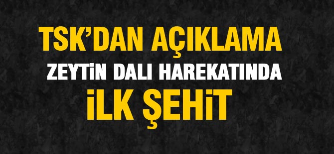 TSK'DAN AÇIKLAMA