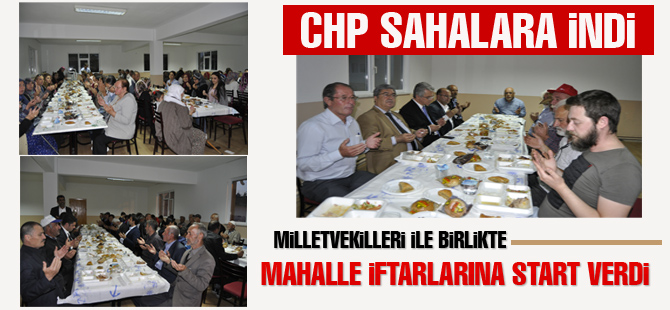 CHP iftar programı düzenledi