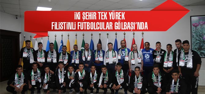 Filistin futbol takımı Gölbaşı'nda kampa girdi