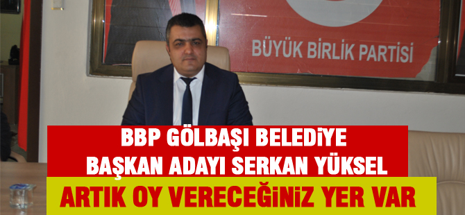 Büyük Birlik Partisi adayını açıkladı