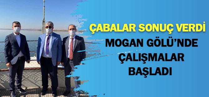 MOGAN GÖLÜ İÇİN TEMİZLİK ÇALIŞMALARI BAŞLADI