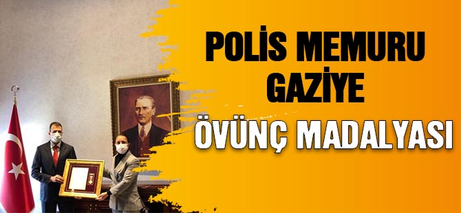 Kaymakam Bilgihan'dan övünç madalyası