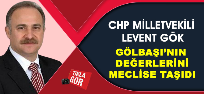 CHP Milletvekili Gök Gölbaşı’nı TBMM’ye taşıdı