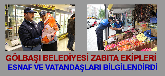 Gölbaşı zabıtası aralıksız çalışıyor