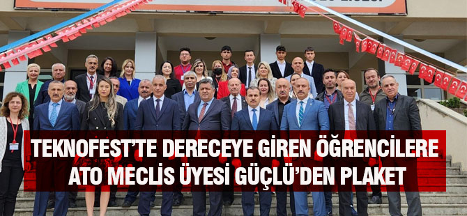 Güçlü'den TEKNOFESt'te dereceye girenlere hediye