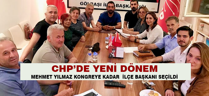 Mehmet Yılmaz CHP'nin yeni ilçe başkanı seçildi