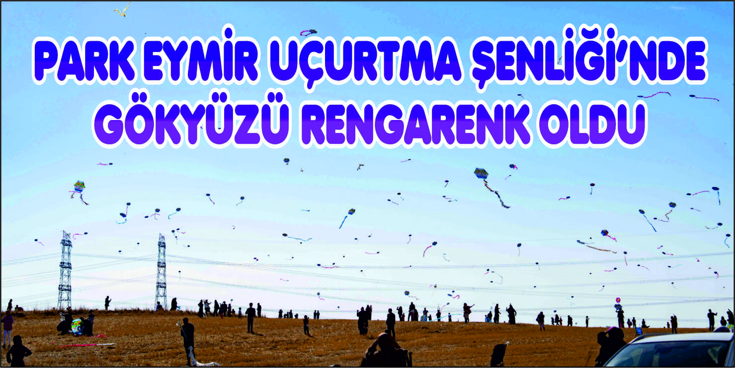 PARK EYMİR UÇURTMA ŞENLİĞİ’NDE  GÖKYÜZÜ RENGÂRENK OLDU