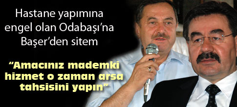 AMACINIZ MADEMKİ HİZMET, ARSA TAHSİSİNİ YAPIN