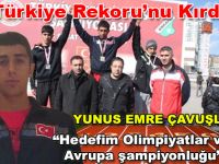 Türkiye rekoru Yunus Emre Çavuşliden