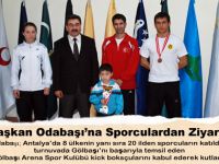 Başkan Odabaşı’na sporculardan ziyaret