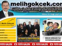 Gökçek Kendi Sitesinde Gölbaşındaki Fotoğraflarını Yayınladı