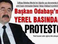 Yerel basından protesto