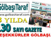 3 yılda 130 sayı gazete