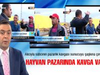 Hayvan pazarında kavga var