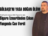 Sigara İzmaritinden Çıkan Yangında Can Verdi