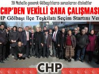 CHP GÖLBAŞINDA SAHAYA İNDİ