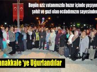 Çanakkale’ye uğurlandılar