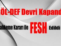 Göl-Def Fesh Edildi