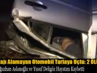 Virajı Alamayan Otomobil Tarlaya Uçtu